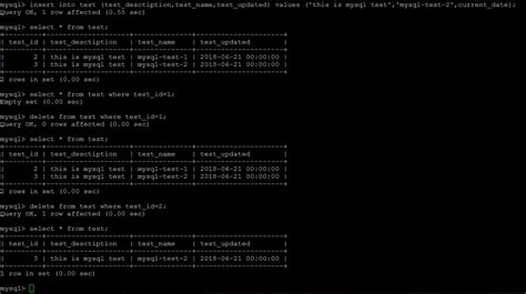 mysql query examples.
